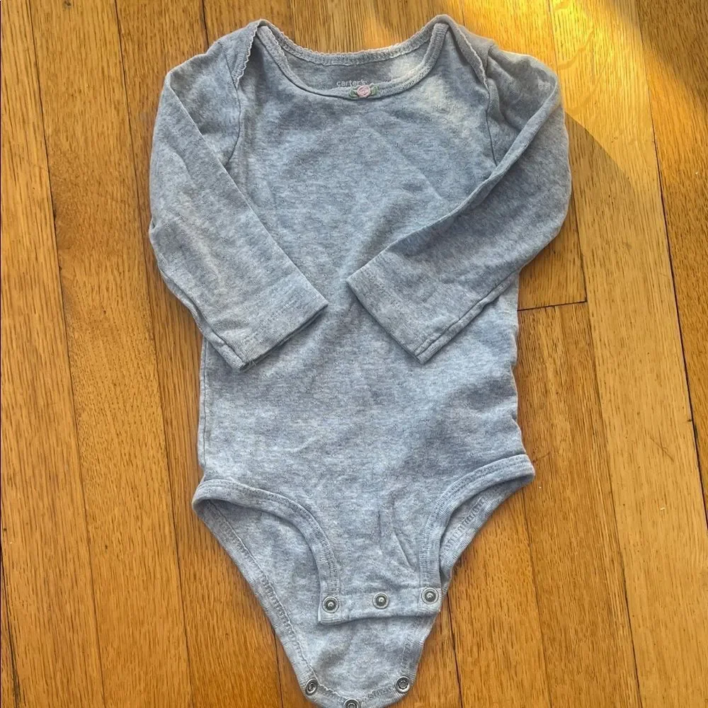 Black Peplum Sweater and Gray Bodysuit Set